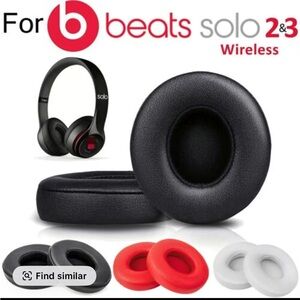 Solo 2 & 3 Wireless Ear Cushions - Black